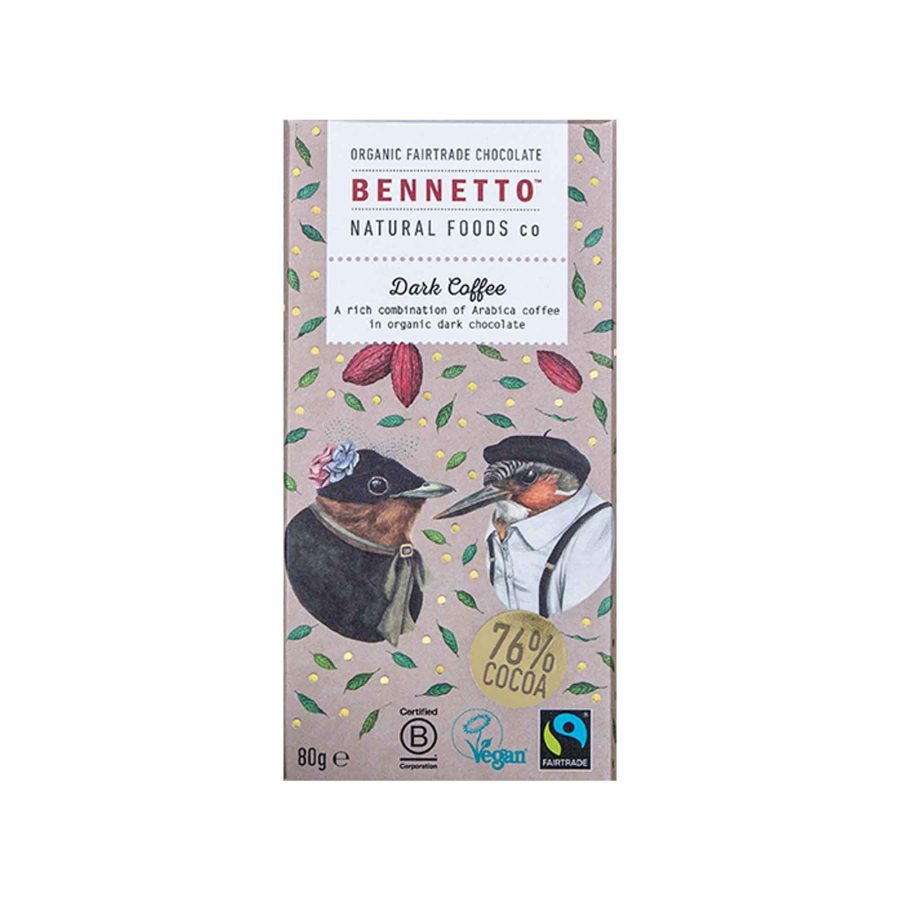 Bennetto - Chokladkaka 60% Dark Coffee
