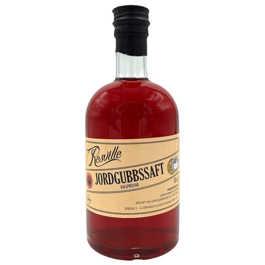 Resville - Kallpressad Jordgubbssaft 500ml
