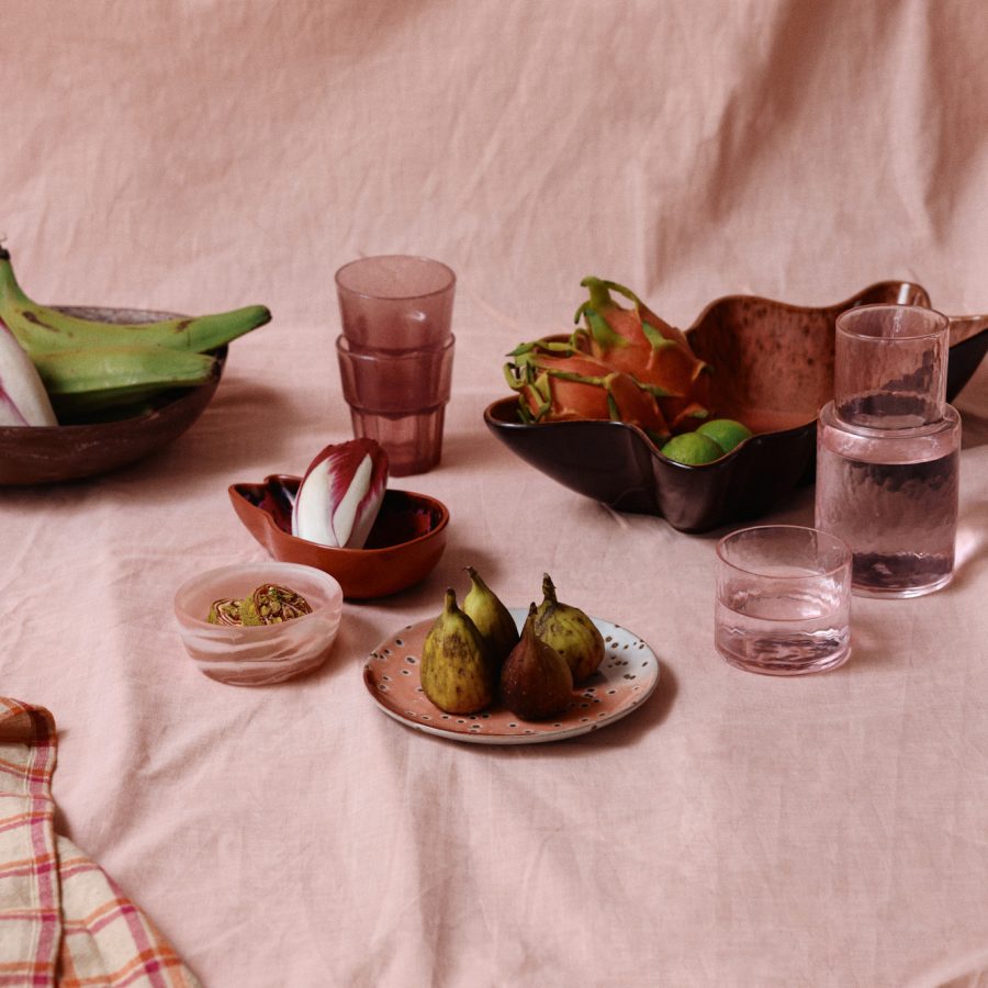 HKLIVING – 70s ceramics Dessert plates Lychee - Bild 2