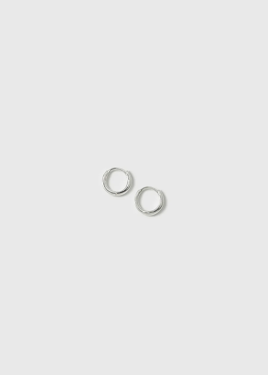 Syster P - Beloved Mini Hoop Earrings Silver