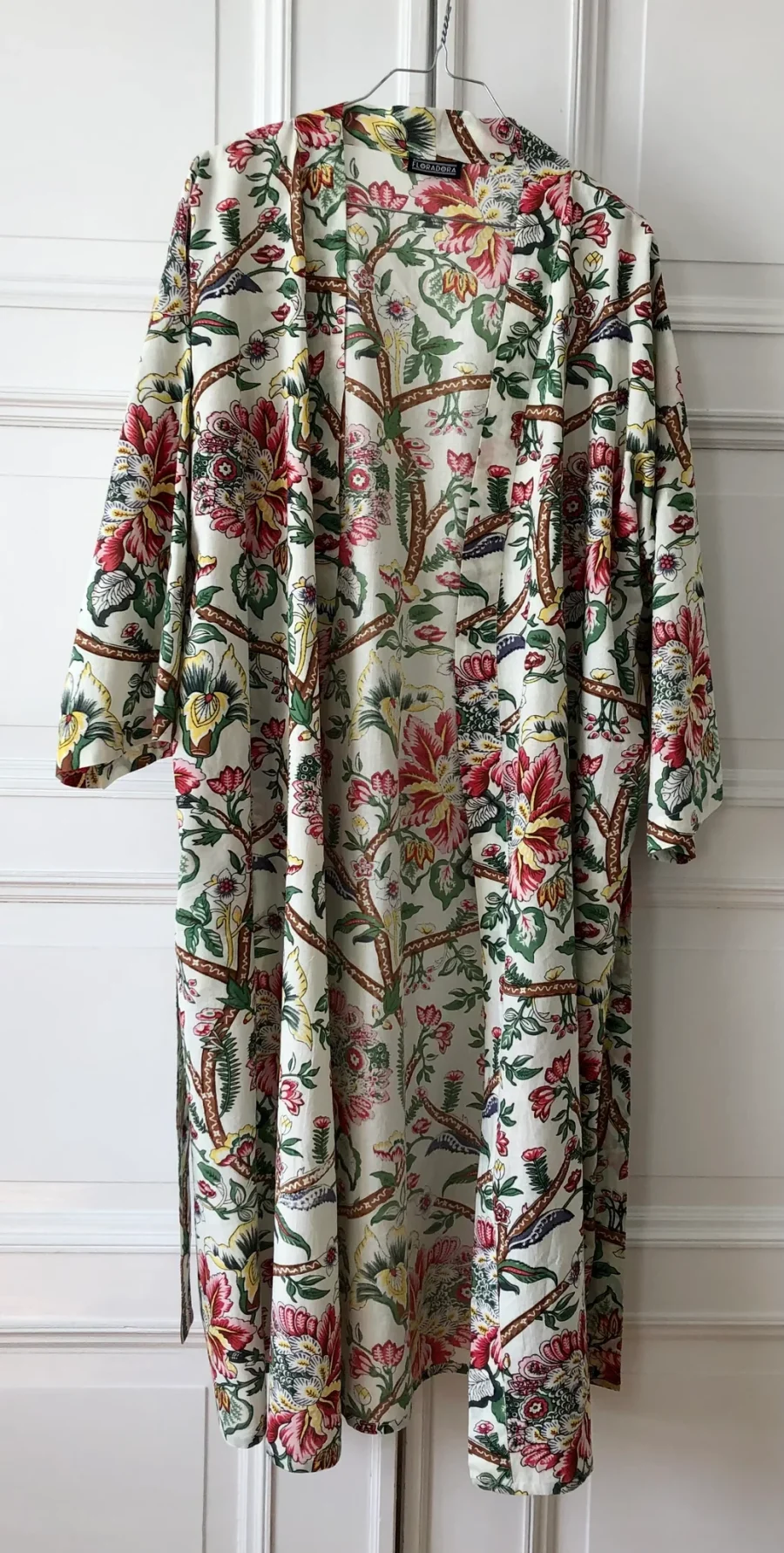 a HILL - Kimono Floradora Hong Kong Garden White - Bild 3