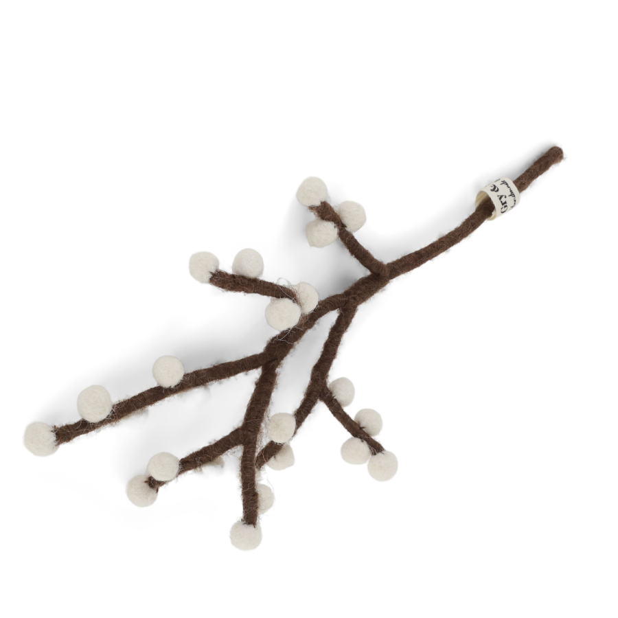 Gry & Sit - Mini Branch White Berries