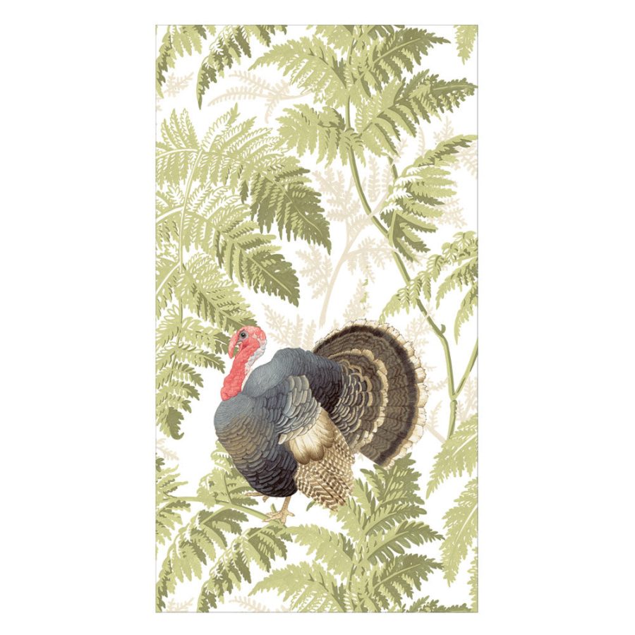 Caspari - Turkey Among Ferns, 33 x 40 cm