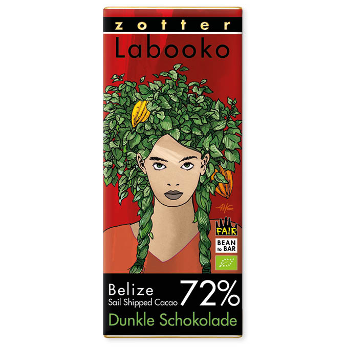 Zotter - Labooko Belize 72% “Sail Shipped Cacao” 70g