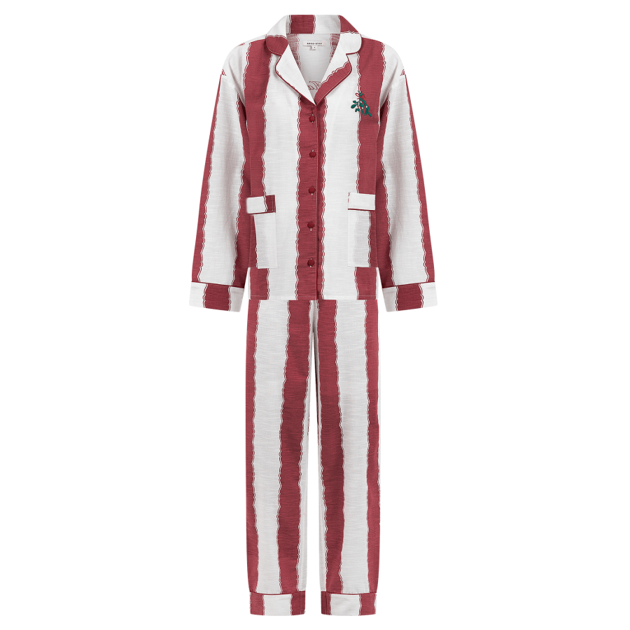 Anna + Nina - Pyjamas Merry Hangover Stripey Small