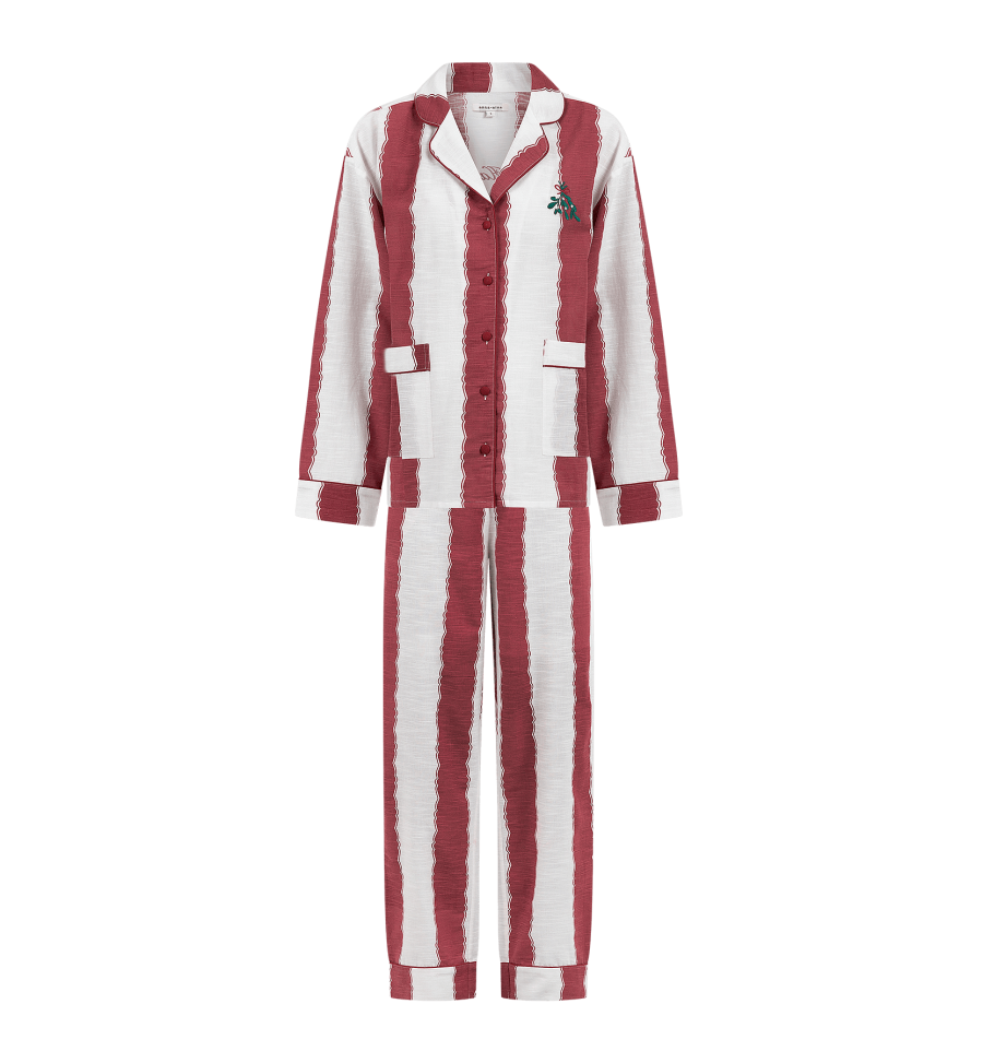 Anna + Nina - Pyjamas Merry Hangover Stripey Small
