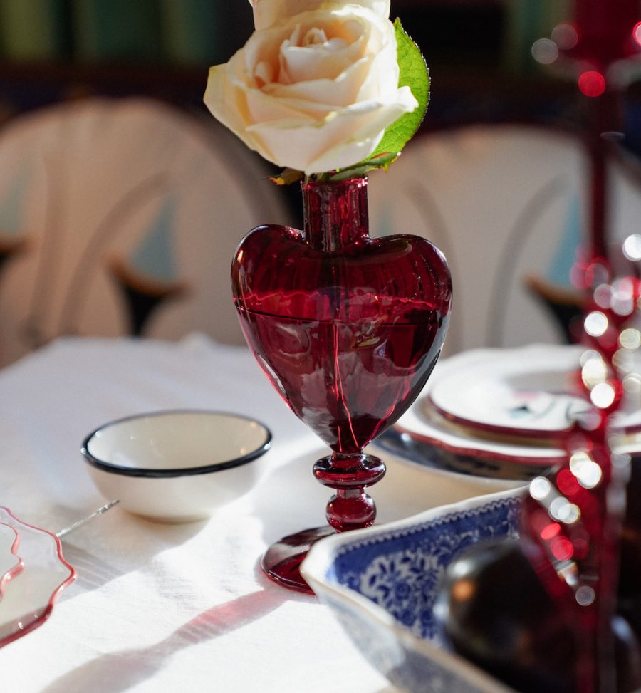 Anna + Nina - Ljusstake Maroon Parfum - Bild 2