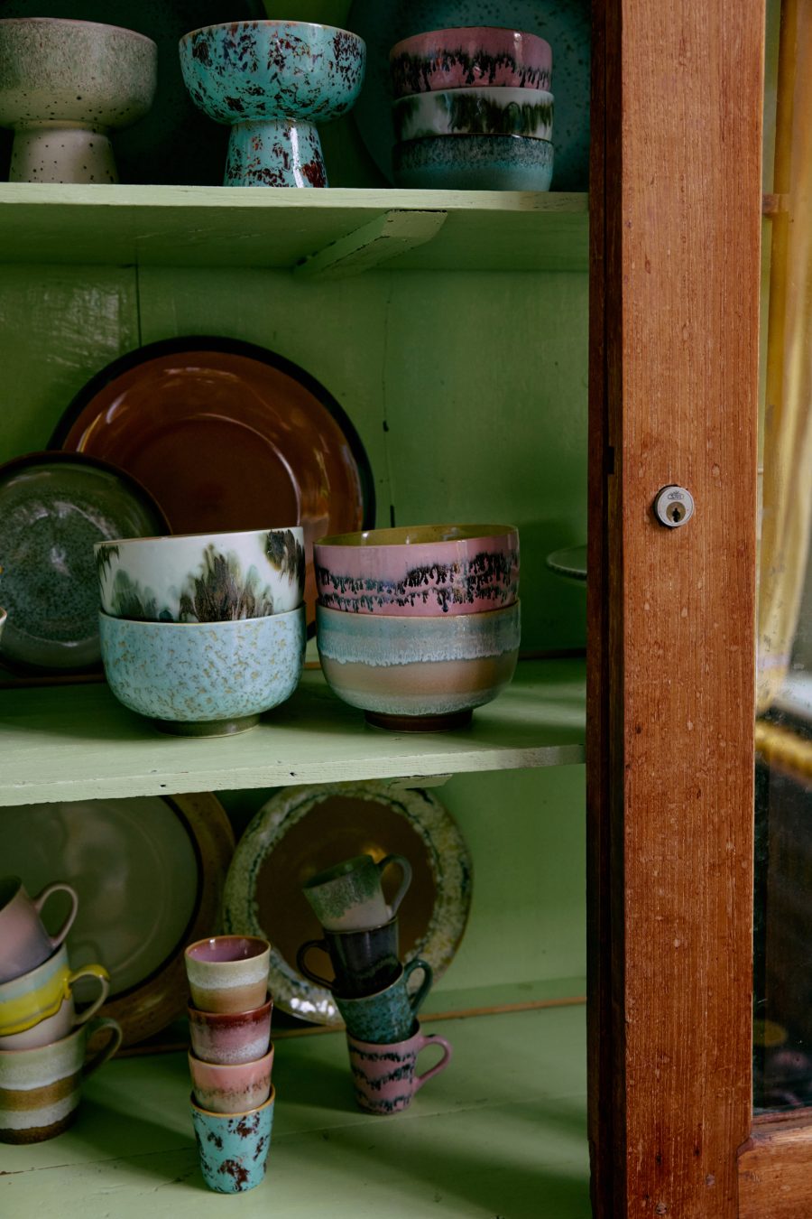 HKLIVING - 70s Ceramics Noodle Bowl, Tide - Bild 2
