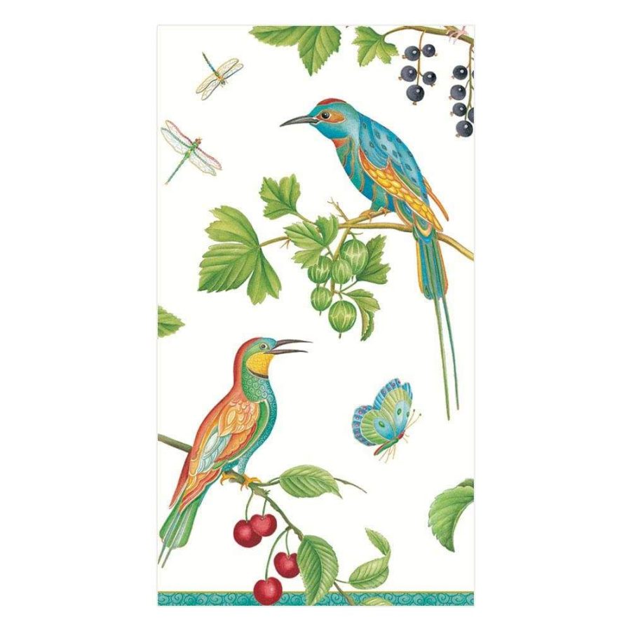 Caspari - Jeweled Birds, 33 x 40 cm
