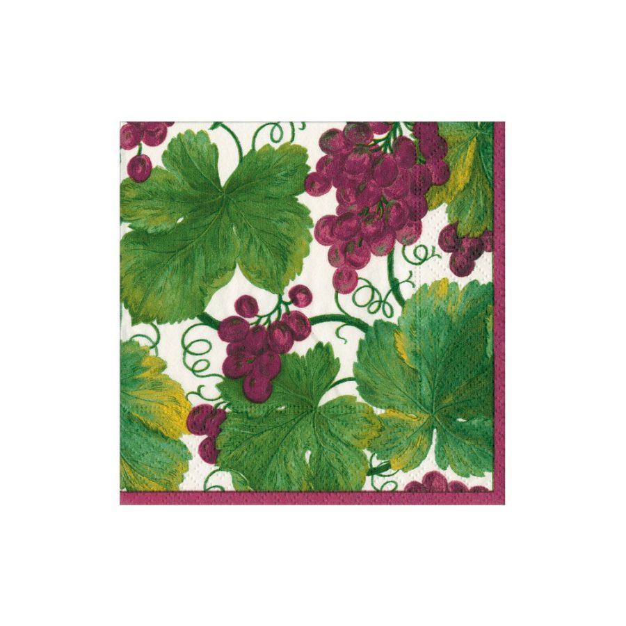Caspari - Vineyard Bordeaux, 25 x 25 cm