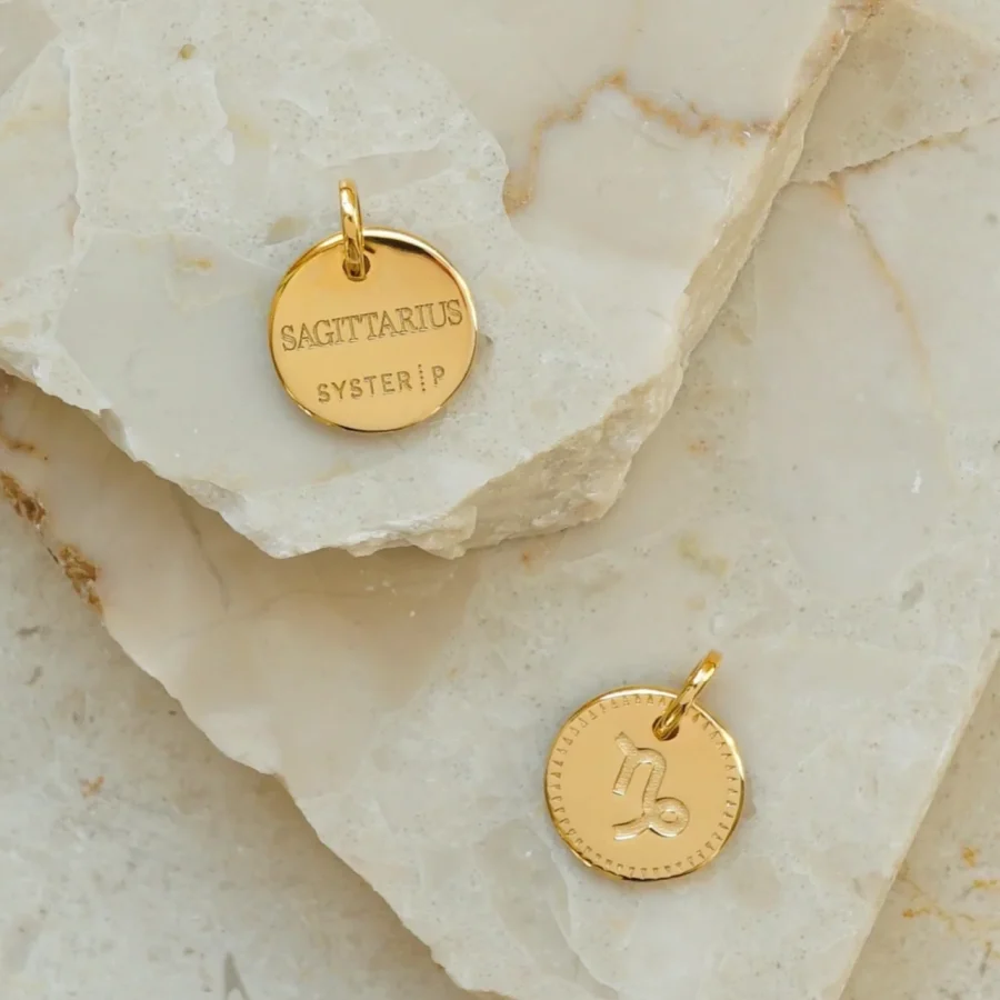 Syster P - Beloved Zodiac Pendant Guld