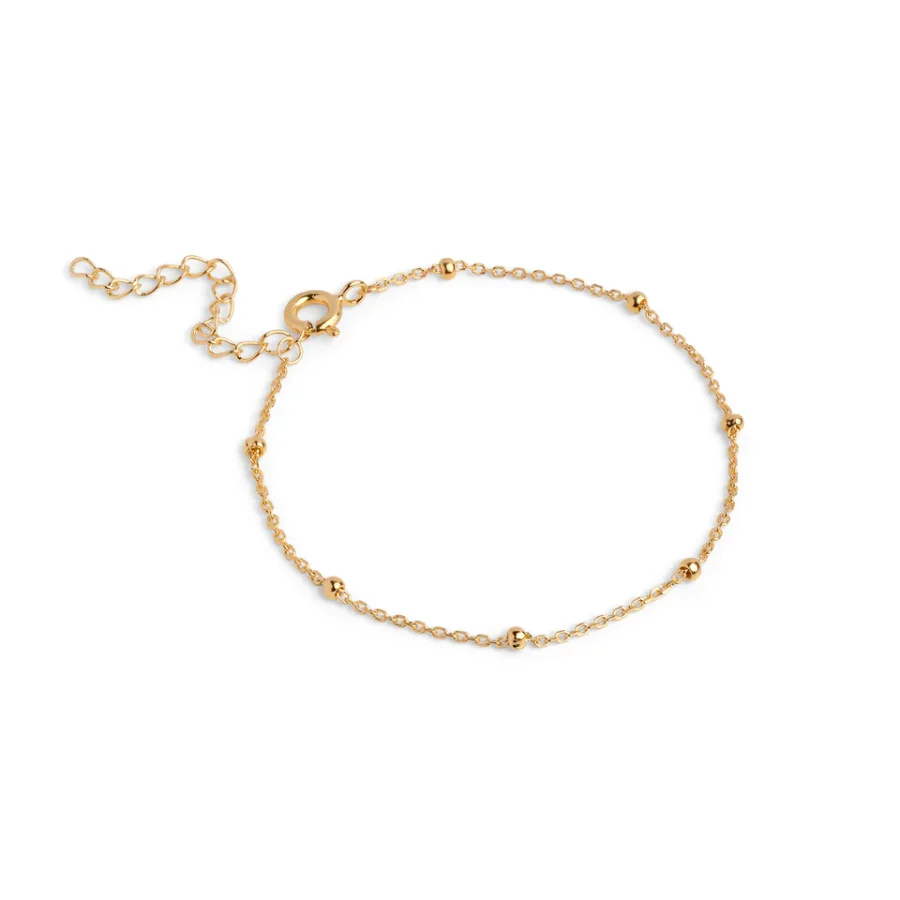 Enamel Copenhagen - Armband Beaded Chain, Guld