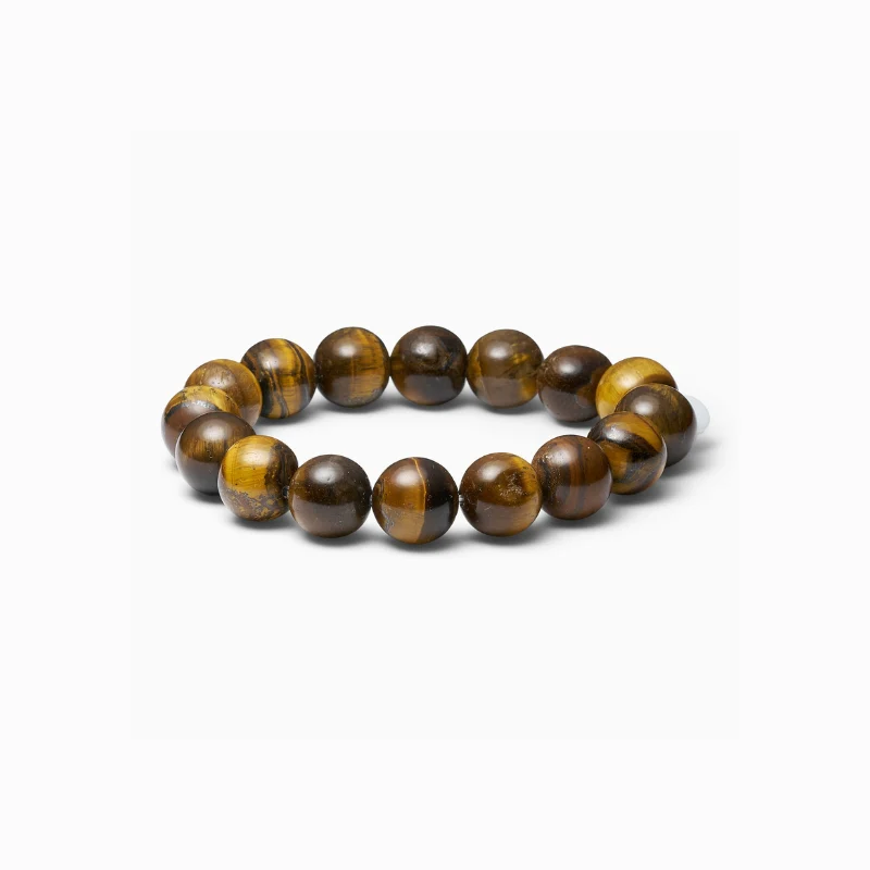 Soï - Armband Chunky, Tiger Eye 12mm