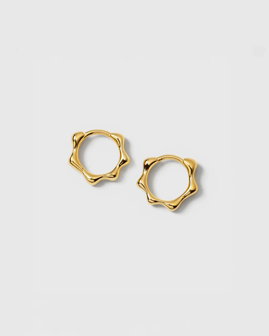Syster P - Florentina Small Hoops Guld