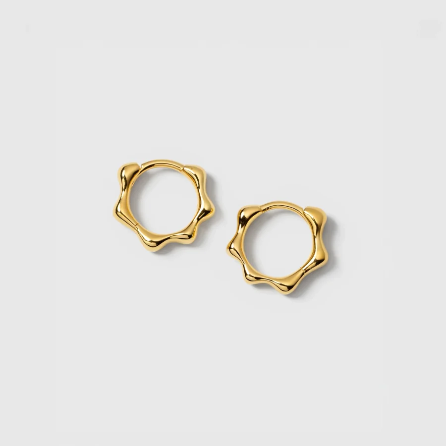 Syster P - Florentina Small Hoops Guld
