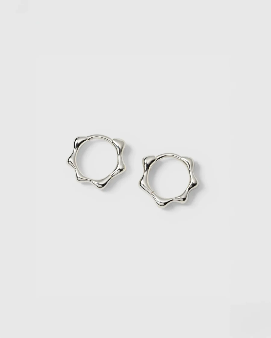 Syster P - Florentina Small Hoops Silver