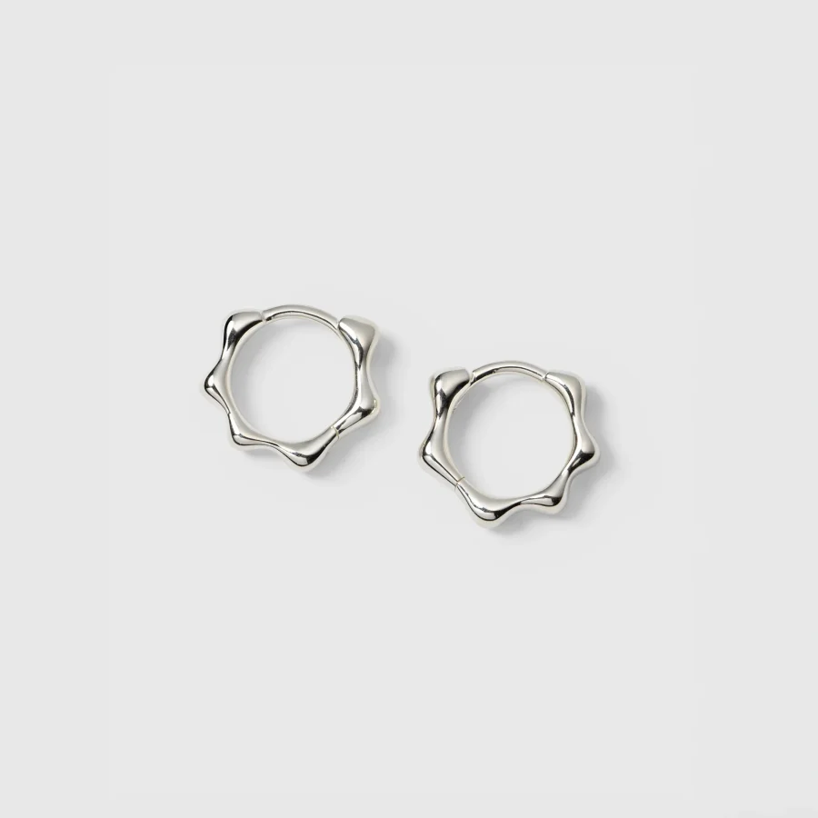 Syster P - Florentina Small Hoops Silver