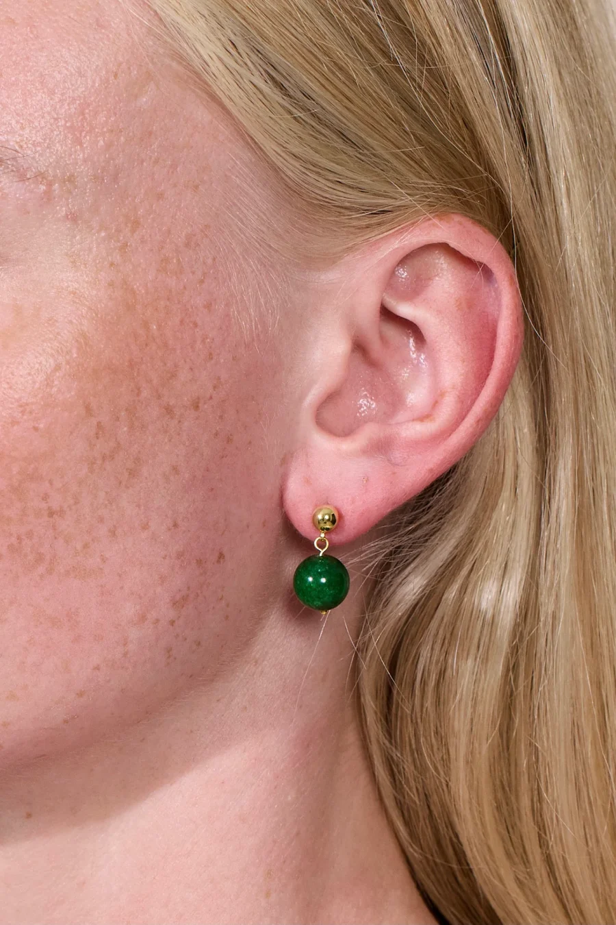 Soï - Örhängen Nora, Luck Green Jade - Bild 2