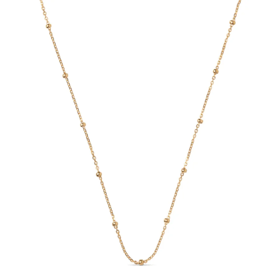 Enamel Copenhagen - Halsband Beaded Chain, Guld