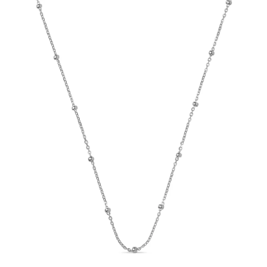 Enamel Copenhagen - Halsband Beaded Chain, Silver