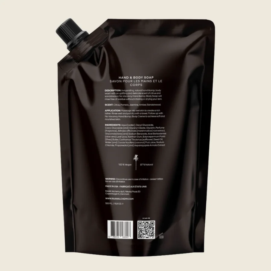 RAAW Alchemy - No Vacancy Hand & Body Creme Refill 500 ml - Bild 3