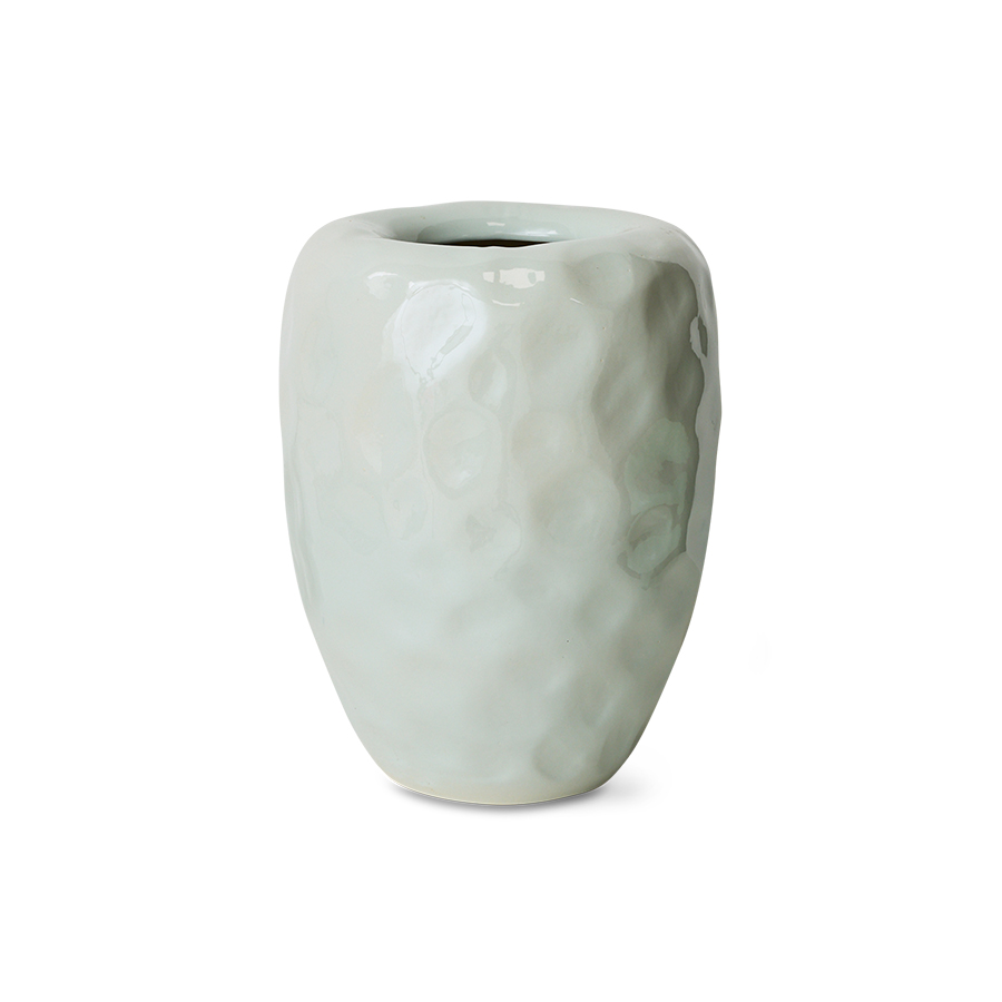 HKLIVING - Earthenware floor vase, Mint