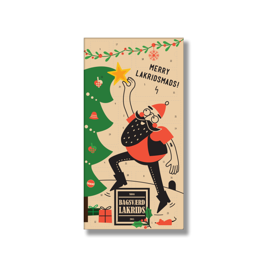Bagsvaerd Lakrids - Lakritskalender Merry Lakridsmads! 2025