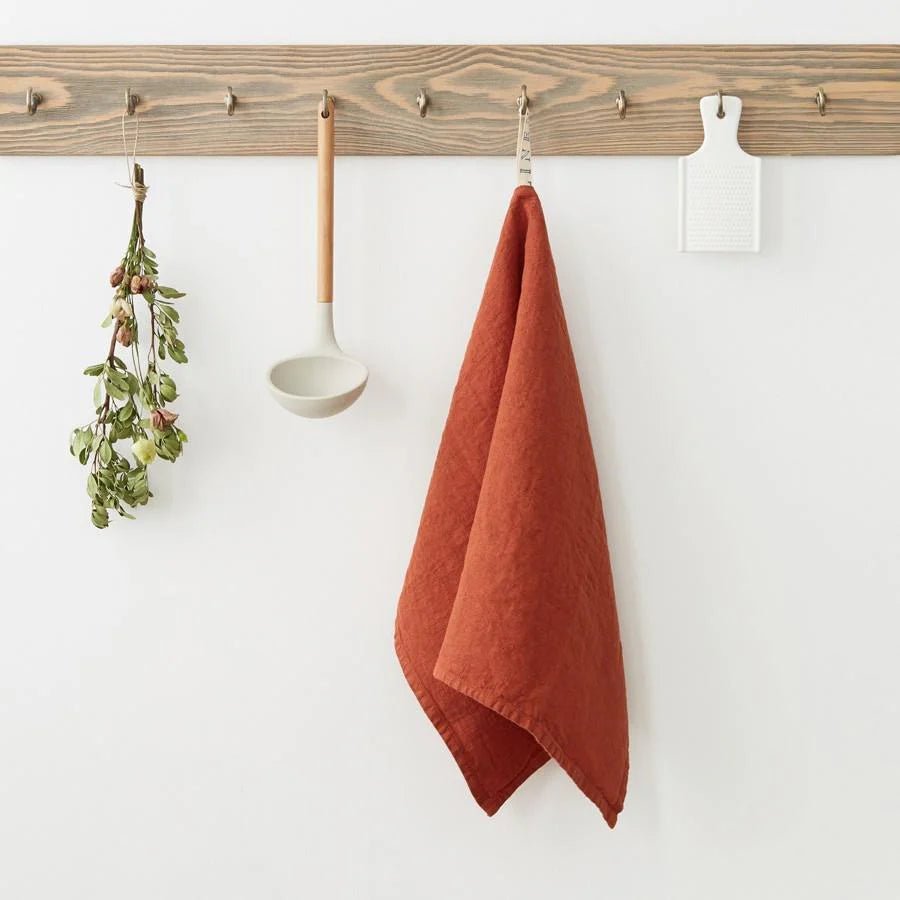 Linen Tales – Kökshandduk 45×65 cm Baked Clay