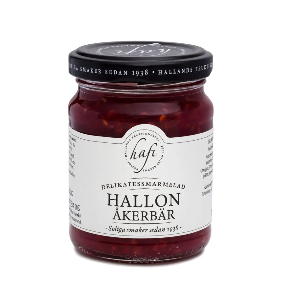 Hafi - Marmelad Hallon Åkerbär 140g