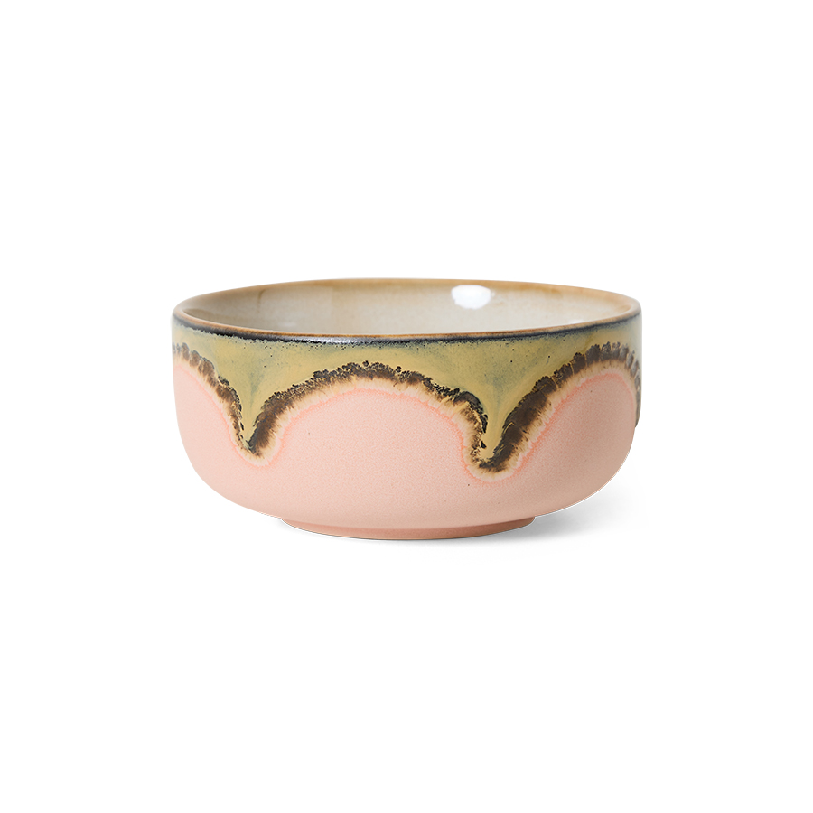 HKLIVING - 70s Ceramics Dessert Bowl, Gem