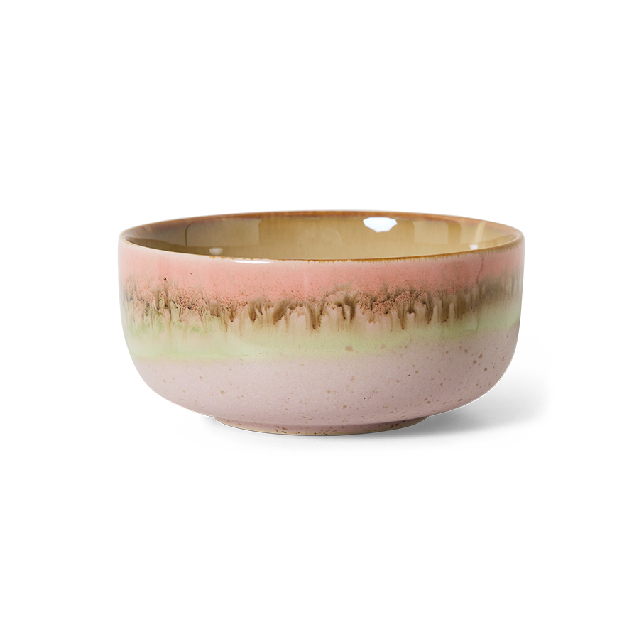 HKLIVING - 70s Ceramics Dessert Bowl, Glaze