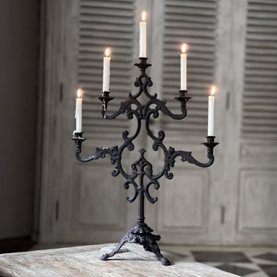 Noori Objects - Ljusstake Sophia, 80cm, antique