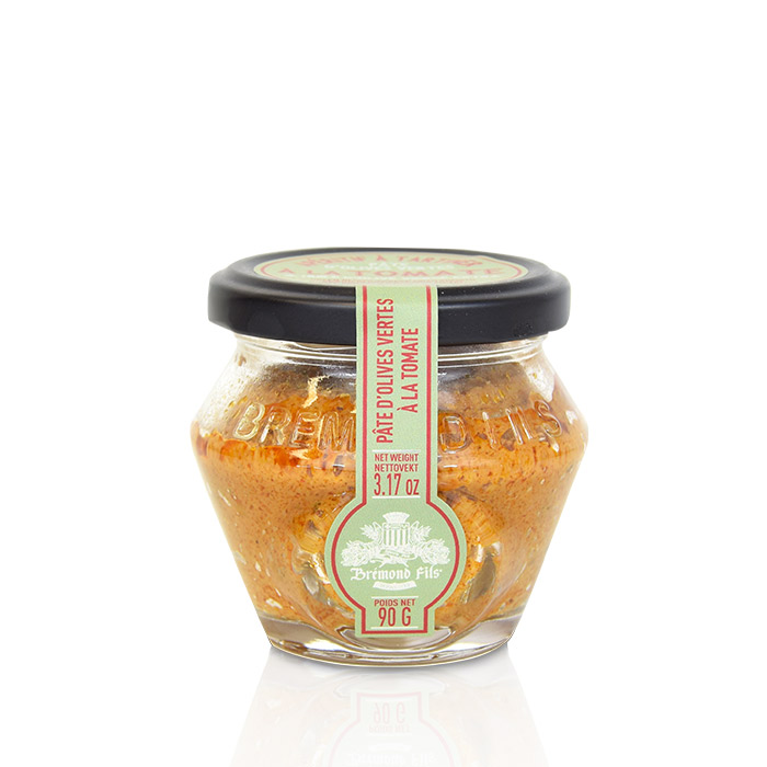 Maison Brémond - Grön olivröra med tomat 90g