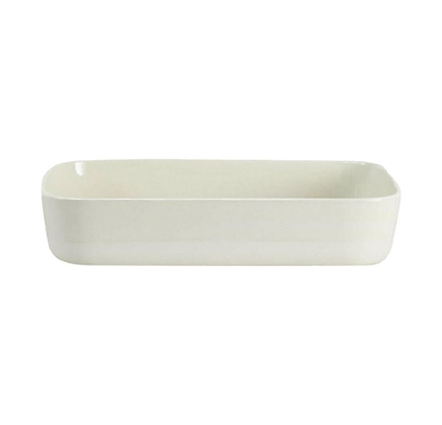 Jars Ceramics - Gratängform/Uppläggningsfat Cantine XL, Craie
