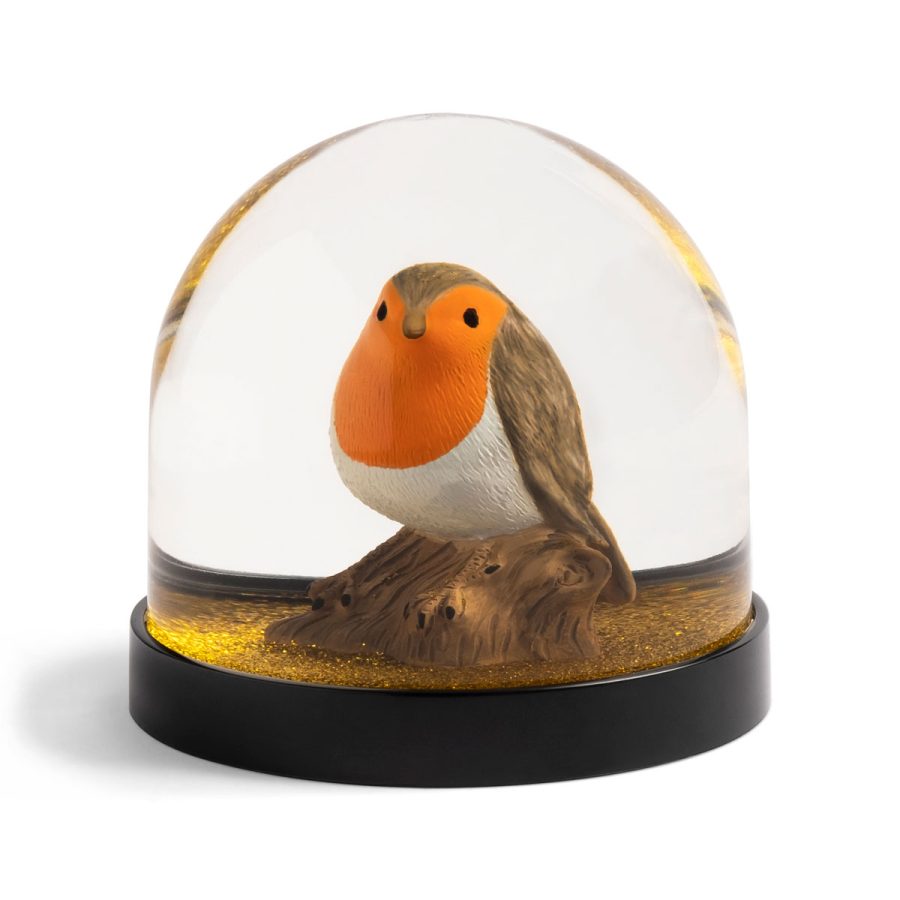&klevering - Snöglob Robin Guld