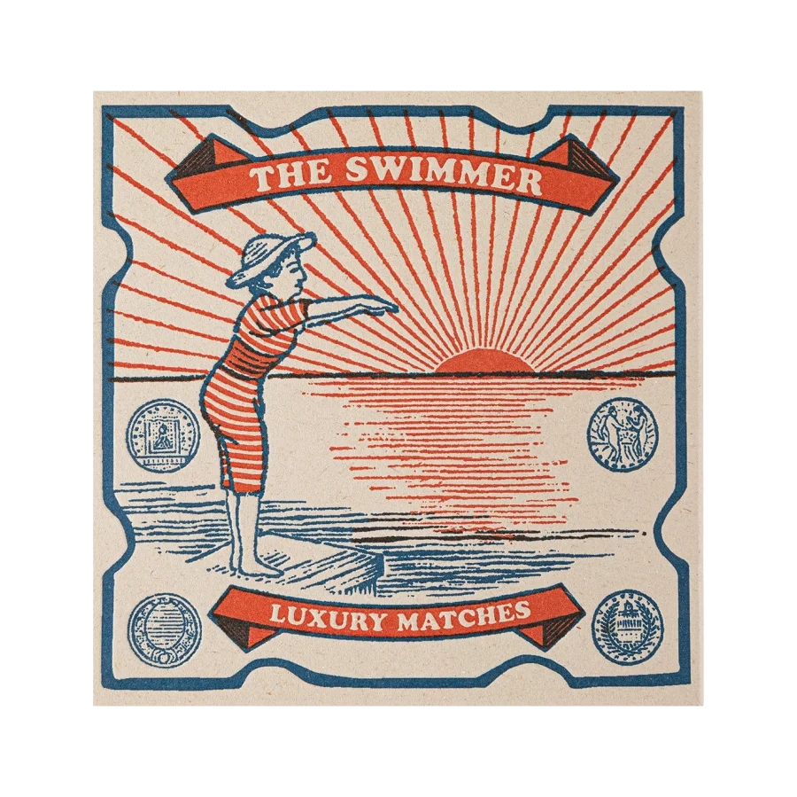 Archivist Gallery - Tändsticksask The Swimmer