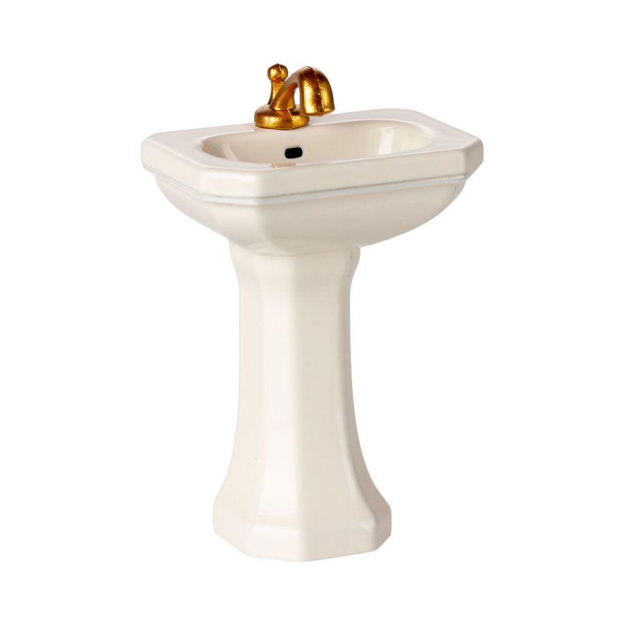 Maileg - Bathroom Sink Mouse Off White