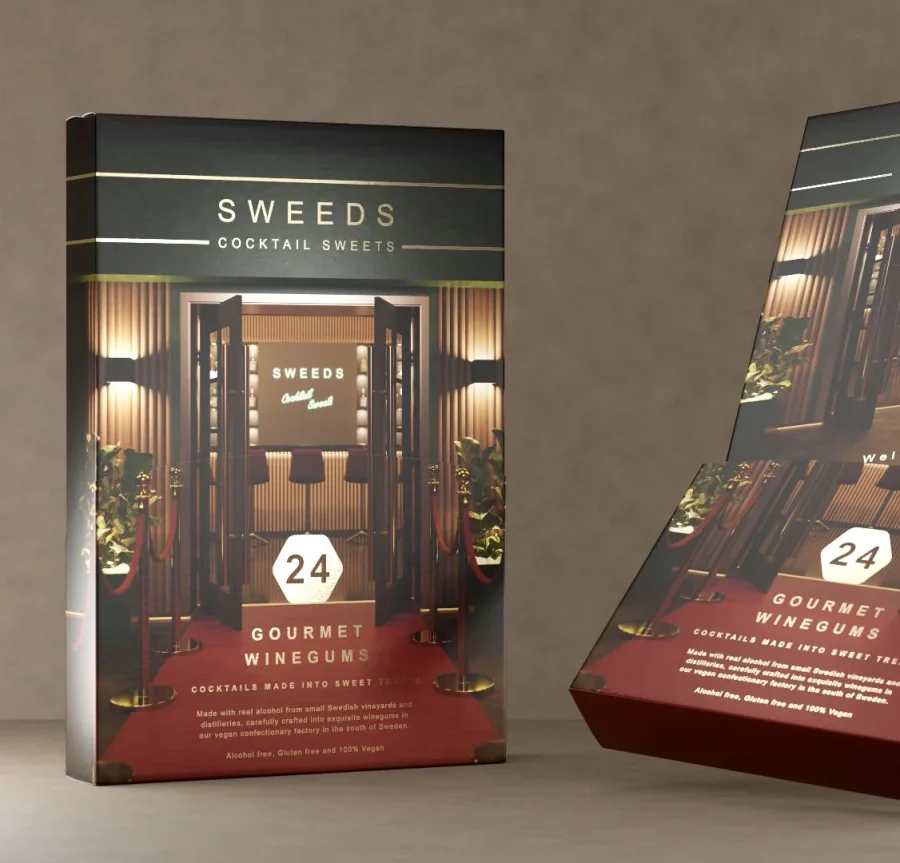 Sweed Cocktail Sweets - Christmas Calendar 395g