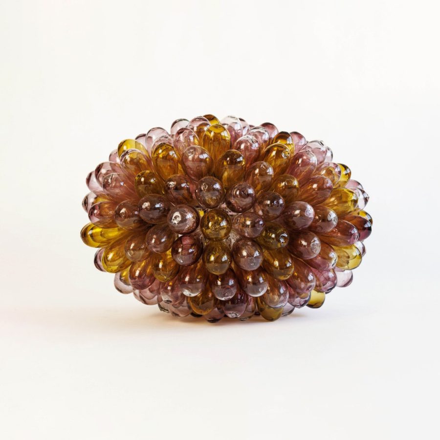 Grapelampa Liten Gul/Plommon