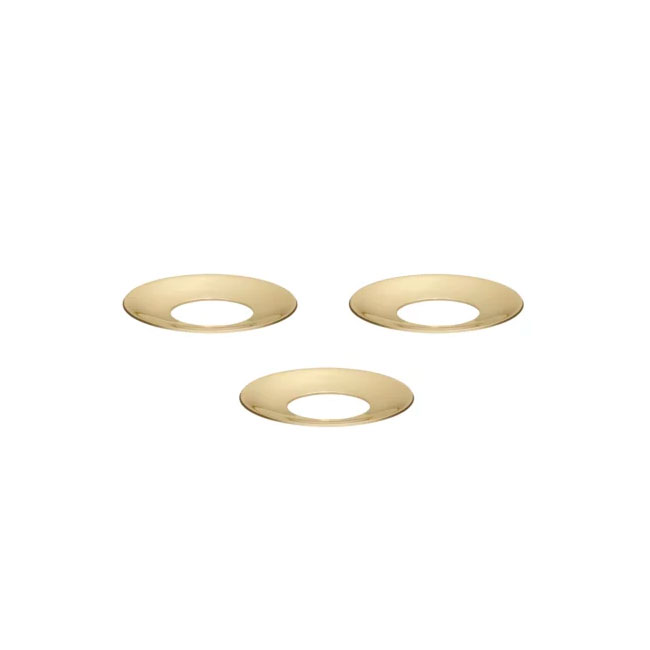 Stoff - Nagel Ljusmanschett 3-pack Mässing