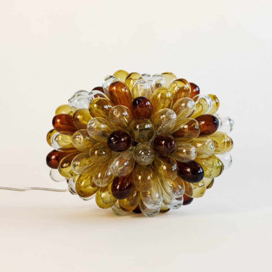 Grapelampa Liten Gul/Grön/Brun