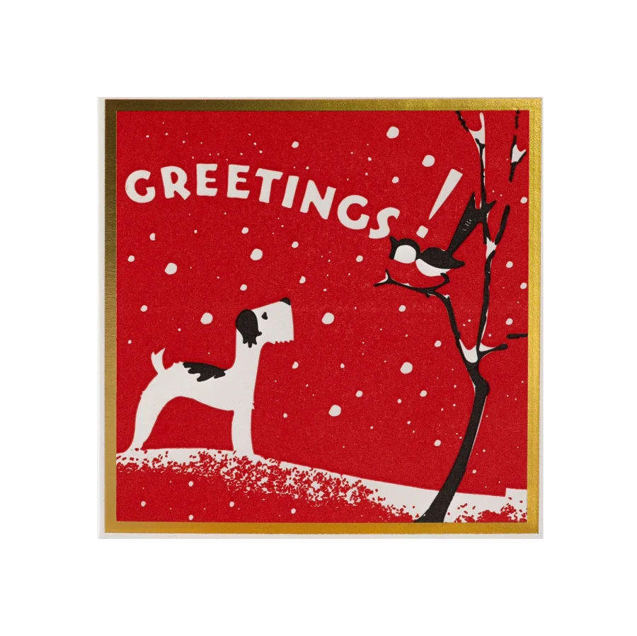 Archivist Gallery - Tändsticksask Winter Greetings
