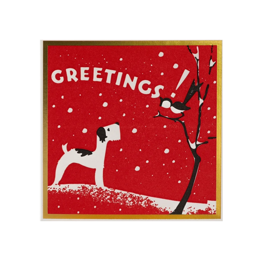 Archivist Gallery - Tändsticksask Winter Greetings