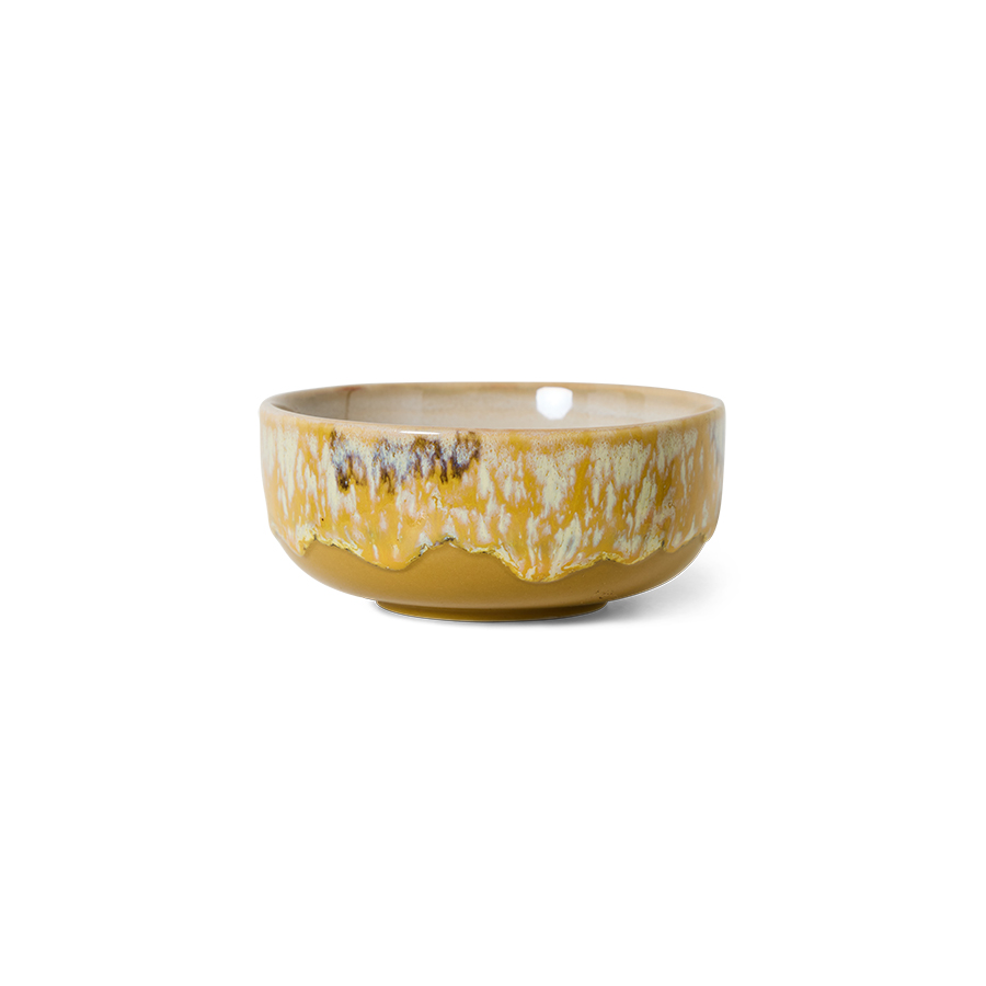 HKLIVING - 70s Ceramics Tapas Bowl, Sunbeam