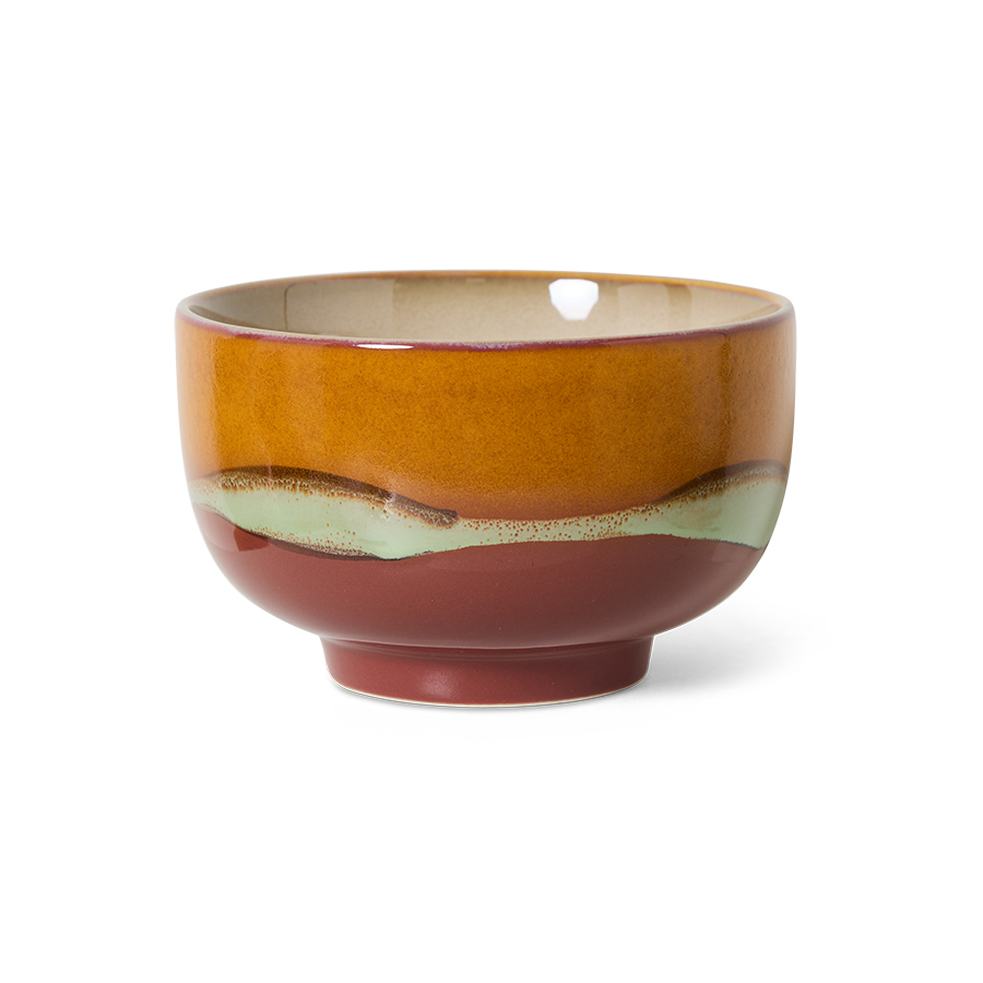HKLIVING – 70s Ceramics Noodle Bowl, Clay