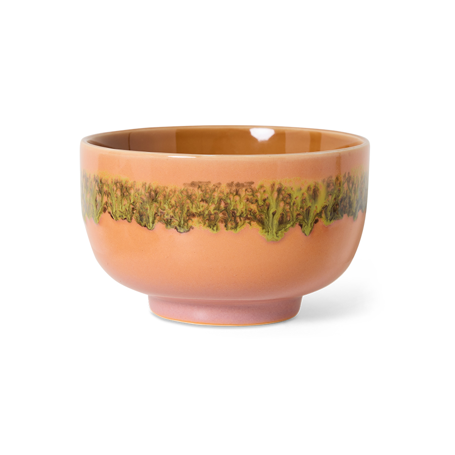 HKLIVING – 70s Ceramics Noodle Bowl, Lush