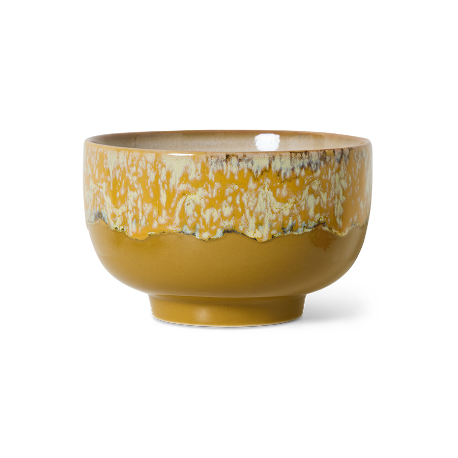 HKLIVING – 70s Ceramics Noodle Bowl, Sunbeam