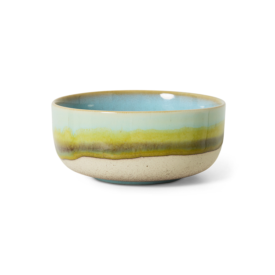 HKLIVING - 70s Ceramics Dessert Bowl, Glint
