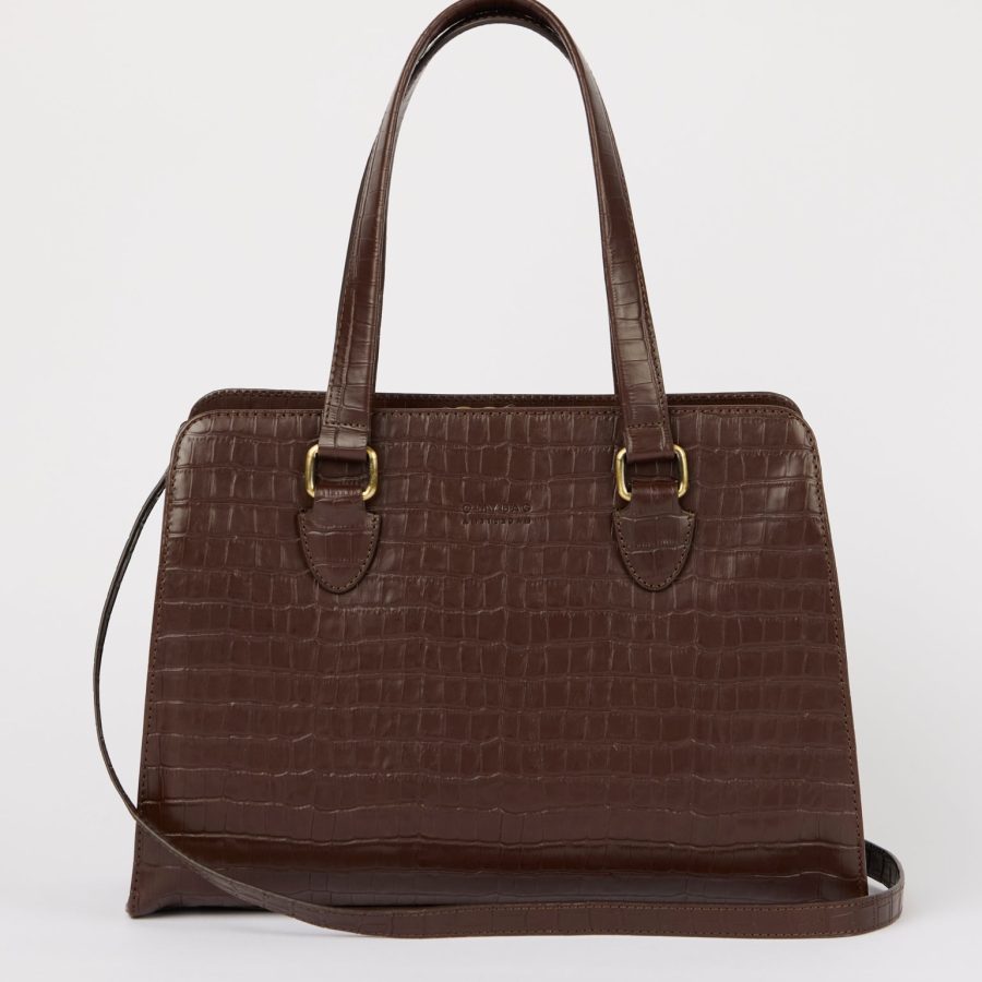 O My Bag - Blair Chocolate Croco