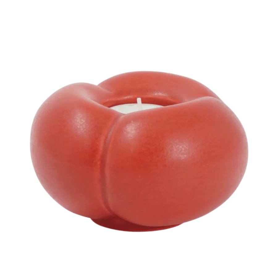 Paradisverkstaden - Lykta Fröhus Rund Julröd